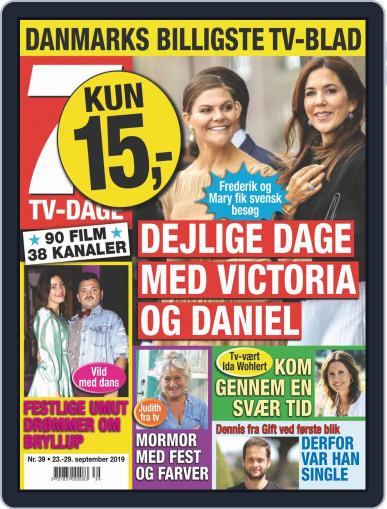 7 TV-Dage September 23rd, 2019 Digital Back Issue Cover