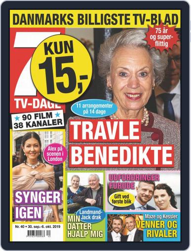 7 TV-Dage September 30th, 2019 Digital Back Issue Cover