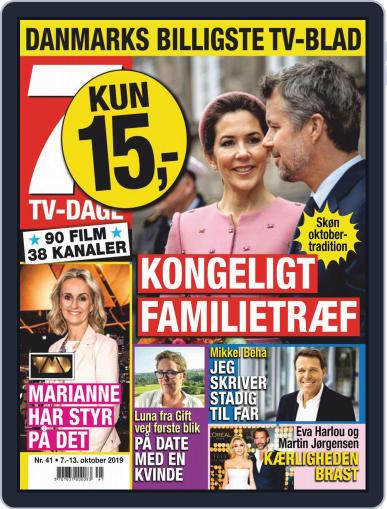 7 TV-Dage October 7th, 2019 Digital Back Issue Cover