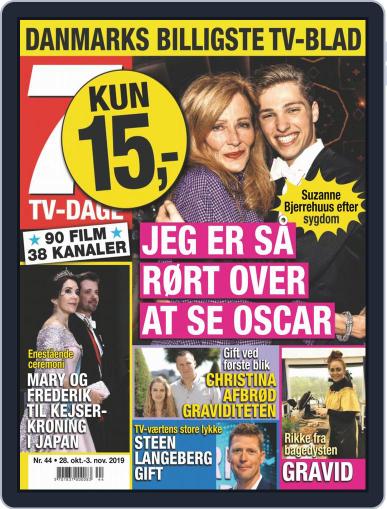 7 TV-Dage October 28th, 2019 Digital Back Issue Cover