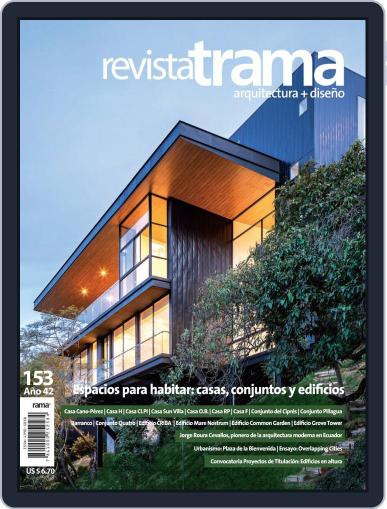 Revista Trama, arquitectura + diseño July 1st, 2019 Digital Back Issue Cover
