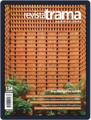 Revista Trama, arquitectura + diseño September 1st, 2019 Digital Back Issue Cover
