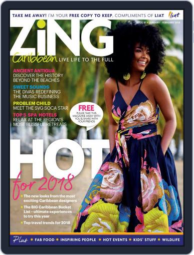 ZiNG Caribbean January 1st, 2018 Digital Back Issue Cover