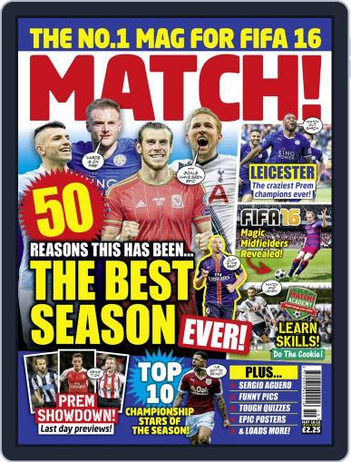 MATCH May 10th, 2016 Digital Back Issue Cover