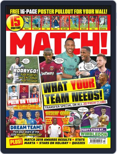 MATCH July 2nd, 2019 Digital Back Issue Cover