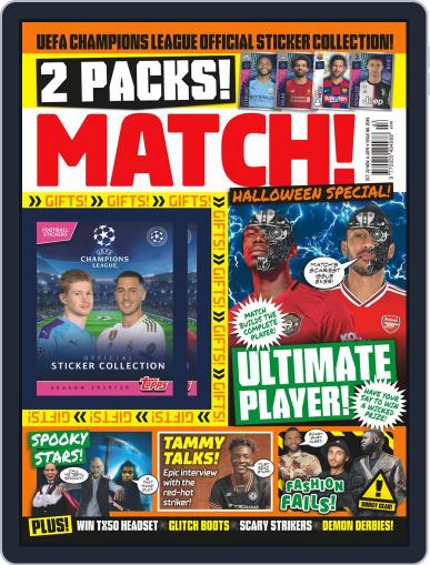 MATCH October 22nd, 2019 Digital Back Issue Cover