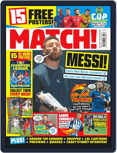 MATCH October 29th, 2019 Digital Back Issue Cover
