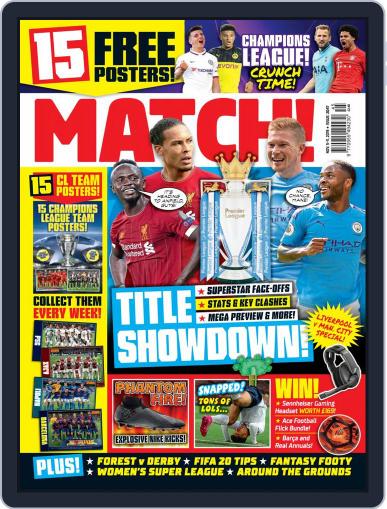 MATCH November 5th, 2019 Digital Back Issue Cover