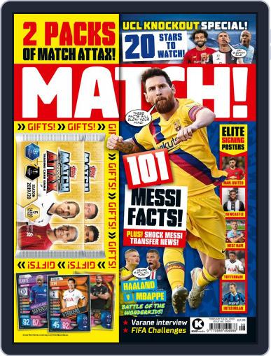 MATCH February 18th, 2020 Digital Back Issue Cover
