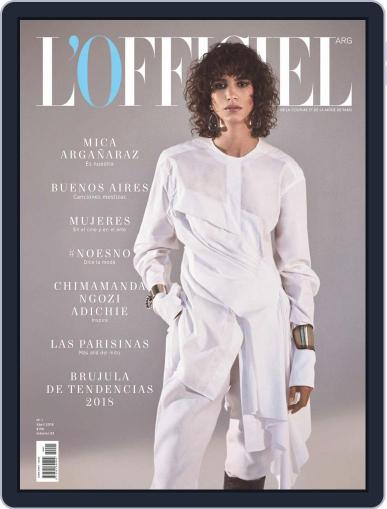 L'Officiel Argentina April 1st, 2018 Digital Back Issue Cover