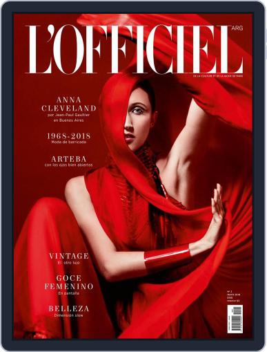 L'Officiel Argentina May 1st, 2018 Digital Back Issue Cover