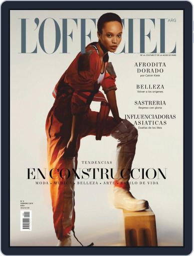 L'Officiel Argentina February 1st, 2019 Digital Back Issue Cover