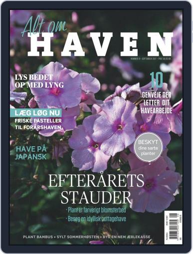 Alt om haven September 1st, 2017 Digital Back Issue Cover