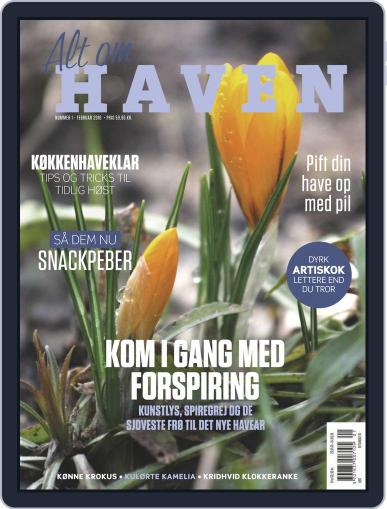 Alt om haven February 1st, 2018 Digital Back Issue Cover