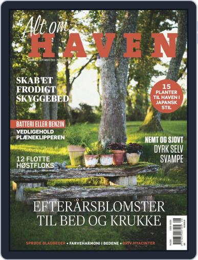 Alt om haven September 1st, 2018 Digital Back Issue Cover