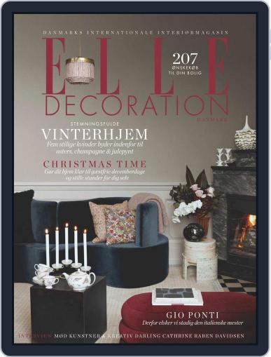 ELLE Decoration Denmark January 1st, 2018 Digital Back Issue Cover
