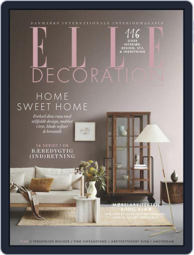 ELLE Decoration Denmark September 1st, 2018 Digital Back Issue Cover