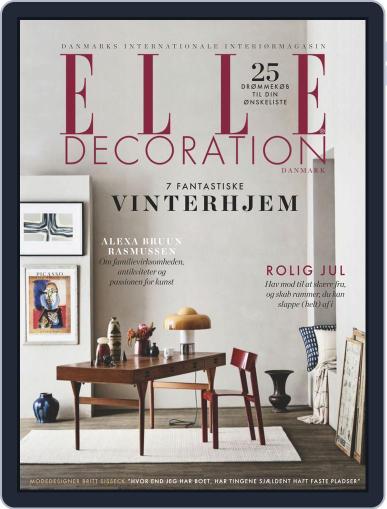 ELLE Decoration Denmark November 1st, 2018 Digital Back Issue Cover