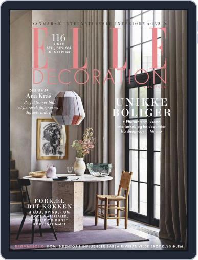 ELLE Decoration Denmark September 1st, 2019 Digital Back Issue Cover