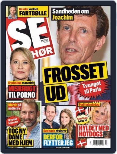 SE og HØR September 25th, 2019 Digital Back Issue Cover