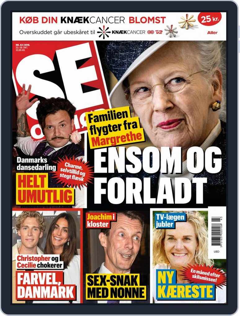 Fortrolig Gade amerikansk dollar SE og HØR Back Issue Uge 43 2019 (Digital) - DiscountMags.com