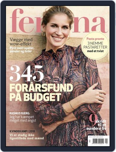 femina Denmark March 1st, 2018 Digital Back Issue Cover