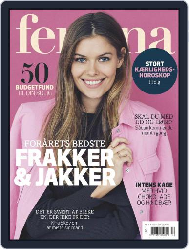 femina Denmark March 8th, 2018 Digital Back Issue Cover