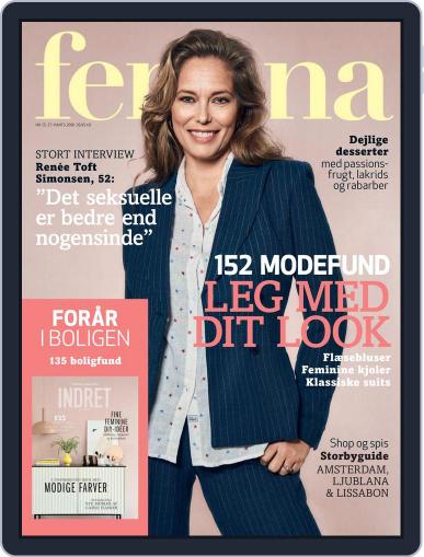 femina Denmark March 27th, 2018 Digital Back Issue Cover