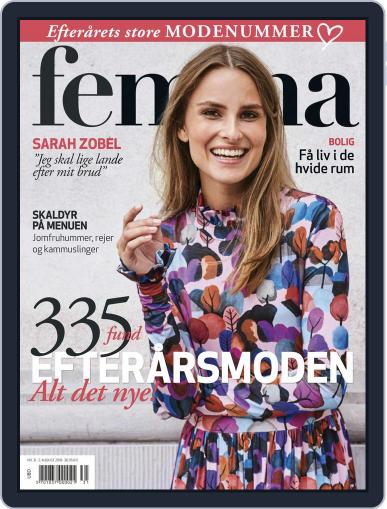 femina Denmark August 2nd, 2018 Digital Back Issue Cover