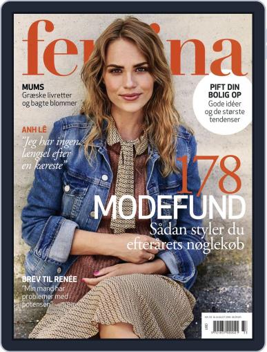 femina Denmark August 16th, 2018 Digital Back Issue Cover