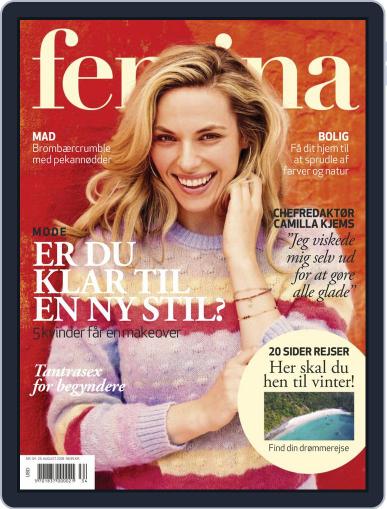 femina Denmark August 23rd, 2018 Digital Back Issue Cover