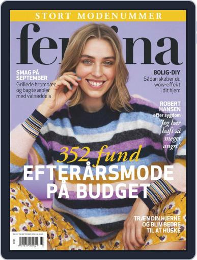 femina Denmark September 13th, 2018 Digital Back Issue Cover