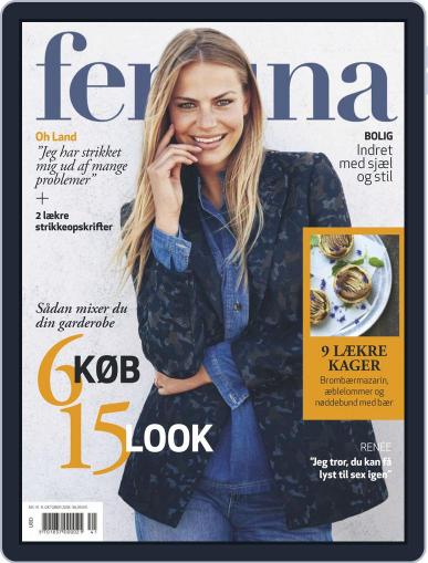 femina Denmark October 11th, 2018 Digital Back Issue Cover