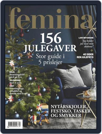 femina Denmark December 6th, 2018 Digital Back Issue Cover