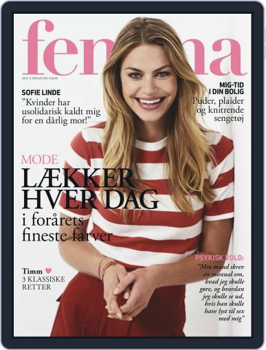 femina Denmark February 21st, 2019 Digital Back Issue Cover