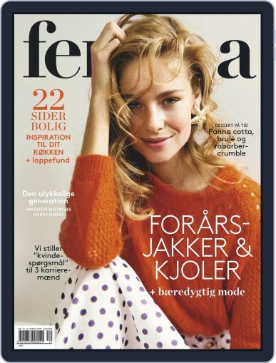 femina Denmark March 21st, 2019 Digital Back Issue Cover