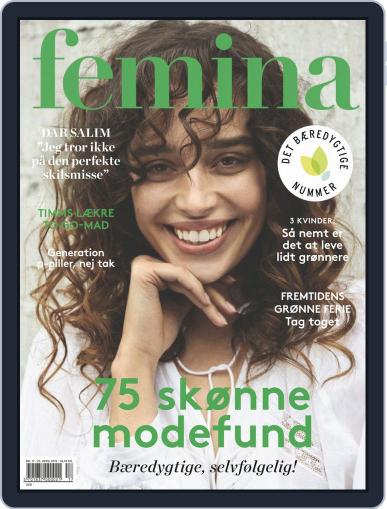 femina Denmark April 25th, 2019 Digital Back Issue Cover