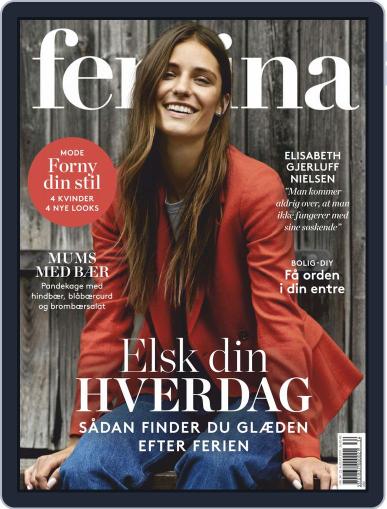femina Denmark August 22nd, 2019 Digital Back Issue Cover