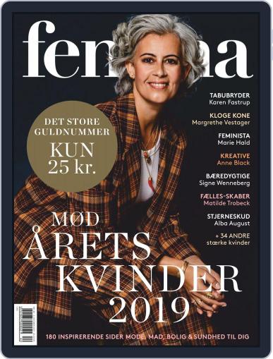 femina Denmark October 3rd, 2019 Digital Back Issue Cover