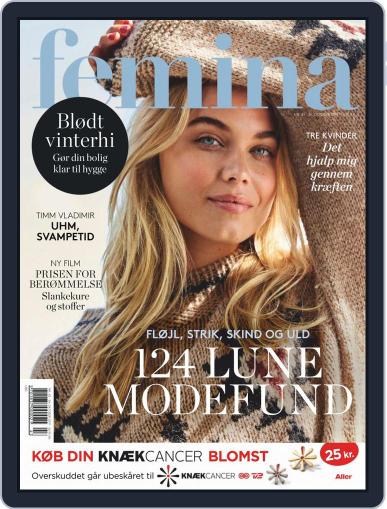 femina Denmark October 24th, 2019 Digital Back Issue Cover