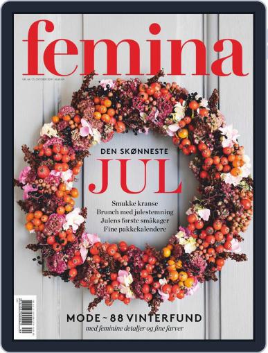 femina Denmark October 31st, 2019 Digital Back Issue Cover