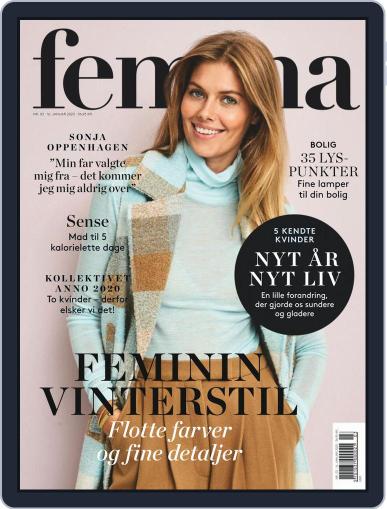 femina Denmark January 16th, 2020 Digital Back Issue Cover