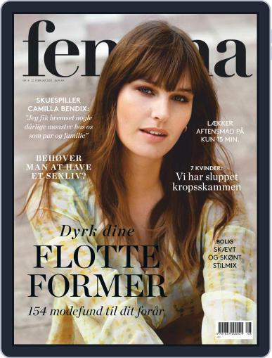 femina Denmark February 20th, 2020 Digital Back Issue Cover