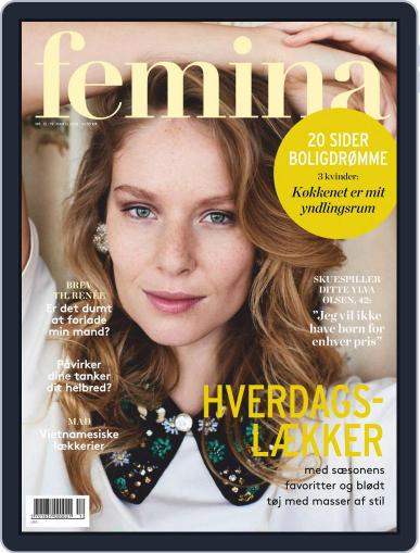 femina Denmark March 19th, 2020 Digital Back Issue Cover