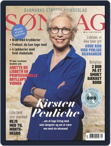 SØNDAG April 16th, 2018 Digital Back Issue Cover
