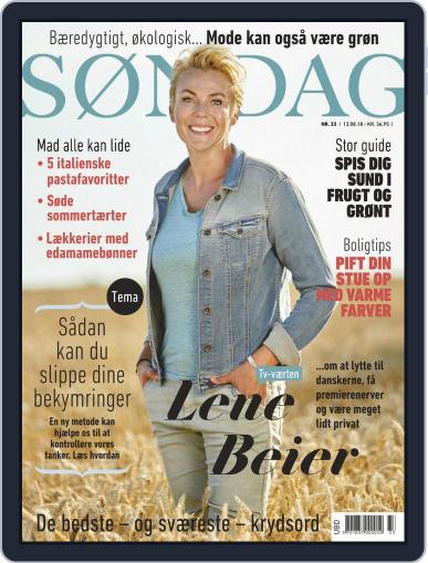 SØNDAG August 13th, 2018 Digital Back Issue Cover