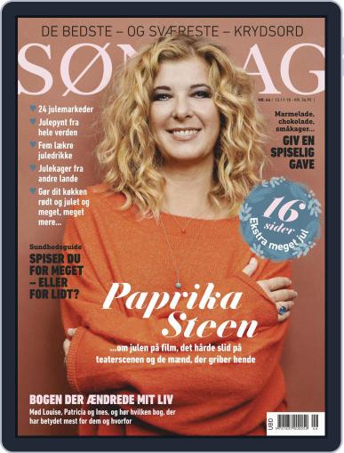 SØNDAG November 12th, 2018 Digital Back Issue Cover