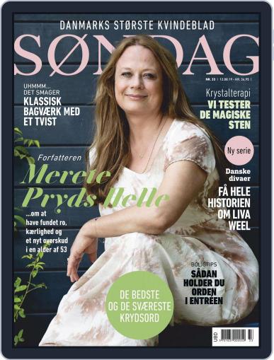 SØNDAG August 12th, 2019 Digital Back Issue Cover