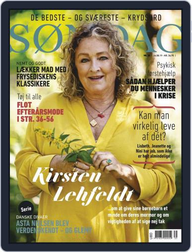 SØNDAG August 26th, 2019 Digital Back Issue Cover
