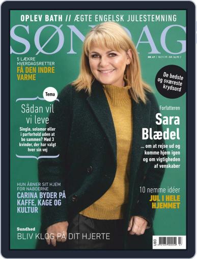 SØNDAG November 18th, 2019 Digital Back Issue Cover